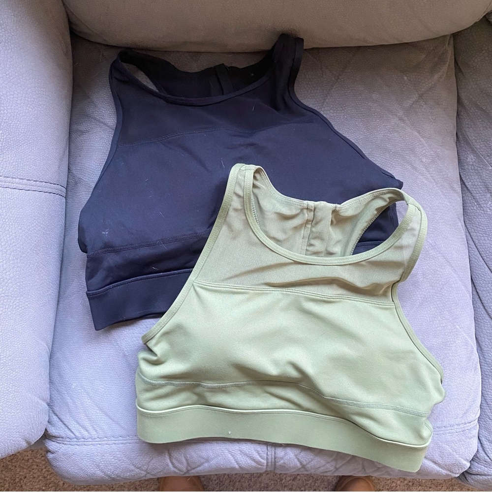 Zyia All-Star Bra - 2-pack - black and olive green